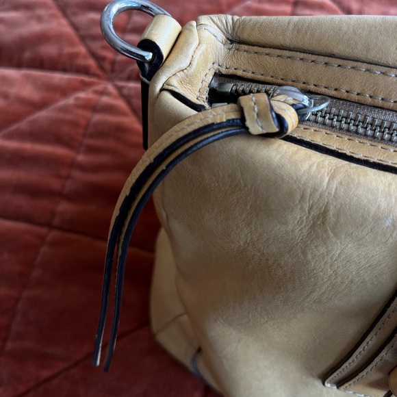 Vintage Coach Satchel Bag Naked Natural Leather - Picture 5 of 14
